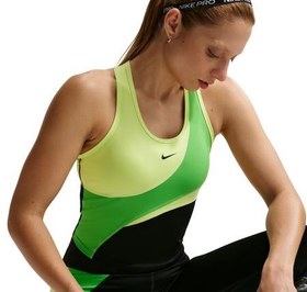 Resim Nike Pro Kadın Büstiyer Yeşil 