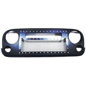 Resim Jeep Wrangler Panjur Agresif Görünüm 2007-2017 - Güçlü ve Şık Tasarım 