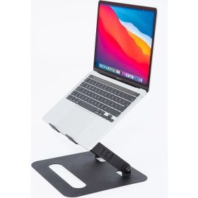 Resim Tüm Modellerle Uyumlu Çelik Ayarlanır Laptop Standı Yükseltici Altlık 