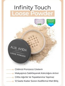 Resim Alix Avien İpeksi Toz Pudra Sabitleyici Etki Mat Bitiş Loose Powder 04 Desert Sand 00 