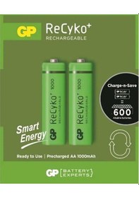 Resim Gp 1000 Ma İnce Şarjlı Pil 2 Li Kart 