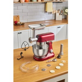 Resim Allians Multicast Plus Döküm Kıyma ve Hamur Yoğurma Makinesi 1000W 5l Red 