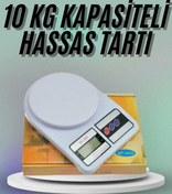 Resim E&E Home Mutfak Tartısı Dijital Göstergeli Hassas Tartı 10 Kg Kapasiteli 