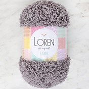 Resim Loren Lamb Gri El Örgü İpi - R025 