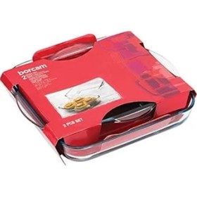 Resim Paşabahçe Borcam Kare Tepsi Set 2'li 159028 