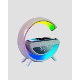 Resim Hobilinka 15W Hızlı Şarj Destekli LED Atmosfer Işığı ve Alarm Fonksiyonlu Lamba 