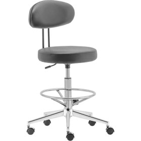 Resim Timob Bar Taburesi Çemberli Metal Ayak Sırt Dayamalı 