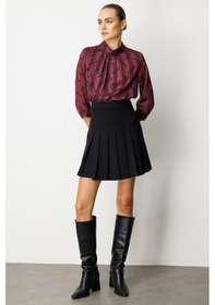 Resim Ekol Kadın Piliseli Tenis Etek 2005 Siyah Siyah 