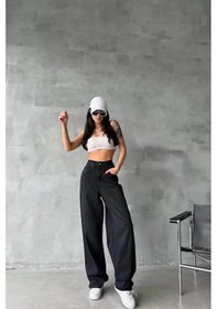 Resim Ozer&Hermin Arkadan Tokalı Jeans Pantolon Siyah - 34 / Siyah Siyah 