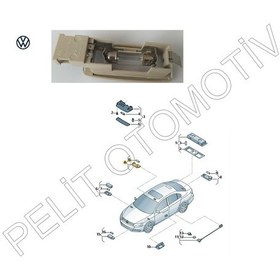 Resim Passat (2006-2011) Güneşlik Makyaj Lambası 1K0947109 7G8 