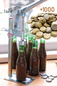 Resim Morpanya Şişe Kapatma Aleti Soda Gazoz Kapağı Kapama Makinası 1000 Adet Kapak 