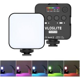 Resim Wondernest Vloglıte T64rgb Mini Cep Güzellik Işığı, Taşınabilir Rgb Dolgu Işığı Cep Telefonu Kamera Video Dolgu Işığı 