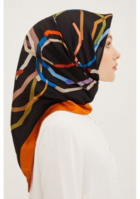Resim Armine Nostalji Serisi %100 Twill İpek Eşarp 8902d 36 