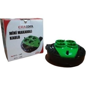 Resim Eratool Mini Makaralı Kablo 3x1,5 (3 Metre) 