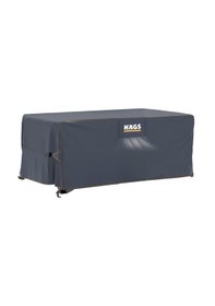 Resim Haegs Bahçe Mobilyası Örtüsü, 180-120-74cm, Ağır Hizmet Oxford Kumaş, Su Geçirmez, Dış Mekan Veranda Masa Örtüsü, Havalandırmalı Masa Ve Sandalye Koruma Kılıfı - Gri 