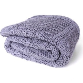 Resim Betires Home Ta14017 Örgü Koltuk Şalı Gri 