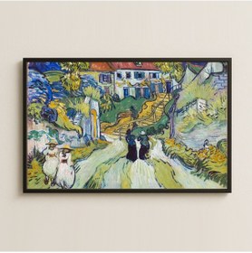 Resim Van Gogh Merdivenli Bahçede Yürüyen Kadınlar Pleksi Tablo 