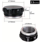 Resim Xuweiwei Kaynak Tankı Kapağı Kaynaklı Su Tankı Kapağı 2.5 Inches Otomotiv Modifikasyon Parçaları 