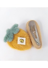 Resim Meyveli Renkli Peluş Çıt Çıt Toka 11359 Çok Renkli 