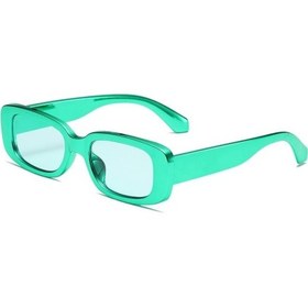 Resim Joyhub Retro Kare Güneş Gözlüğü Elektroliz Küçük Peln2f Gri 