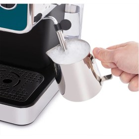 Resim Russell Hobbs Yeni Seri Distinctions Ocean Blue Espresso Makinesi, Fincan Isıtıcısıyla Sürekli Sıcak Kahve 