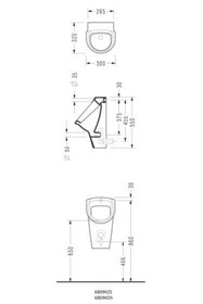 Resim Eca Serel Orkide Pisuvar (ARKADAN SU GİRİŞLİ) 6809azs110h 