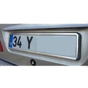 Resim Araç Takmatik Plakalık Krom P.Black Beyaz Kırmızı Araç Plakalık 384862038 