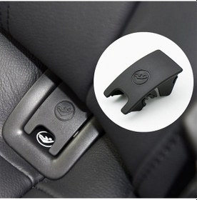 Resim Sones Audi A4 2009-2016 İçin Araç Arka Çocuk Koltuğu Isofix Kapağı Siyah 