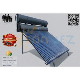 Resim Sönmez Solar 36x Vakum Tüplü Güneş Enerjisi Sıcak Su Sistemleri (AÇIK DEVRE DOĞAL AKIŞLI) 