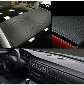 Resim 3d Siyah Tırtıklı Desen Hava Kanallı Folyo 152cmx2metre 