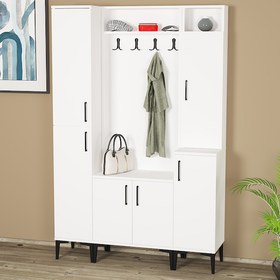 Resim Kalenderdekor1 Kalender Dekor Rose-1-2-3 Rs01 Portmanto Vestiyer Ayakkabılık 