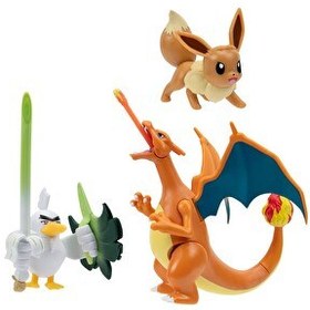 Resim Pokemon Battle Aksiyon 3'lü Figür Oyuncak Seti PKW2980 
