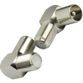 Resim Class F Dişi - Anten Fiş Erkek Çevirici 90DERECE 100ADET 