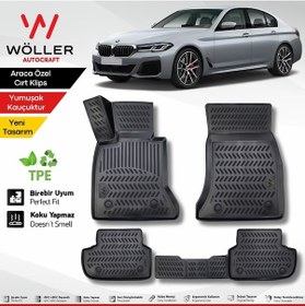 Resim Bmw 5 Serisi G30 Paspas 2017 2023 Arası Uyumlu 3d Havuzlu Wöller Paspas 