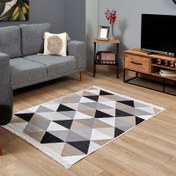 Resim MarkaEv Cotton Çift Taraflı Yıkanabilir Pamuk Kilim - 120x180 cm 