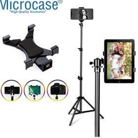 Resim 3 Ayak Alüminyum Cep Telefonu Tablet Kamera Dslr Tripodu - Al2508 