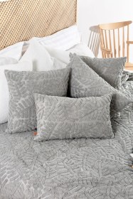 Resim Iskandinav Yatak Örtüsü Çk Set Forest Gri Renkli 