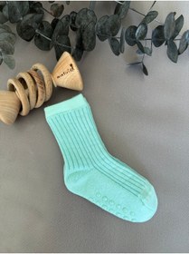 Resim Mintirik Bambu Fitilli Bebek Çorabı Kaydırmaz 