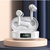 Resim Mı4 Bluetooth 5.0 Led Dijital Ekran Akıllı Gürültü Azaltma Gerçek Kablosuz Bluetooth Kulaklık Beyaz 
