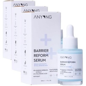 Resim Anyong Bariyer Onarıcı, Kırışıklık Ve Yaşlanma Karşıtı Serum Hyalüronik Asit & Peptit & Seramid & Ginseng 3 Paketi 