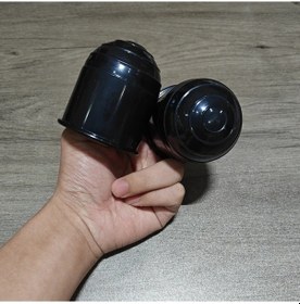 Resim Chuangyinshop 2 Adet Siyah Çekici Başlığı Kılıfı, Evrensel Metal Koruma Kapağı 
