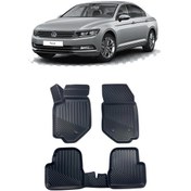 Resim Volkswagen Passat B8 2015 Ve Sonrası Araca Özel Kauçuk 4d Havuzlu Paspas Takımı 