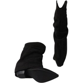Resim ENDİCAN 277 1161 Kadın Kovboy Çizme SIYAH SUET 