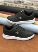 Resim Derilax Luttoon Büyük Numara 45-46-47-48 Ortopedik Erkek Spor Ayakkabı Siyah Beyaz 