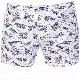 Resim Berrak Erkek Çocuk Penye Desenli Boxer 6 Adet-1554 