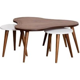 Resim Bubble Orta Sehpa Ceviz Beyaz 