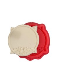 Resim Çiçekli Yuvarlak Çerçeve Silikon Kalıp 