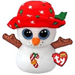 Resim TY Beanie Boos Brrrnie Snowman 15 cm 