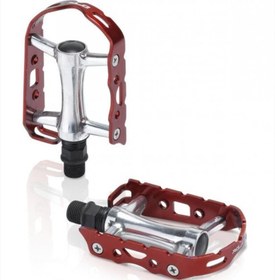 Resim Xlc PD-M15 Ultralight Alüminyum Mtb Bisiklet Pedalı Kırmızı-Gümüş 