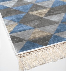 Resim Alanur Home Eko Trend Djt Yıkanabilir Kaymaz Taban 3 Lü Yatak Odası Takımı 661 Iskandinav Mavi 